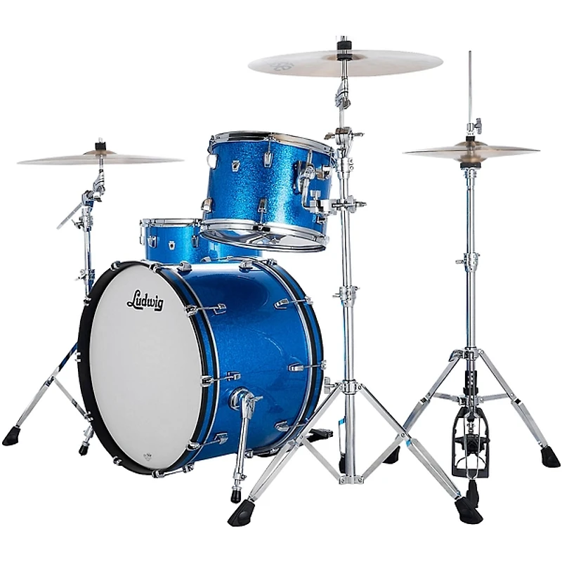 Ludwig NeuSonic 3-Piece Fab Shell Pack With 22" Bass Drum