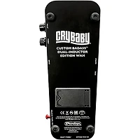 Dunlop GCB65 Cry Baby Custom Badass Dual-Inductor Edition Wah Pedal Black