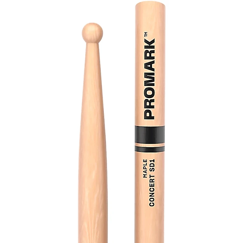 Promark Concert SD1 Maple Drum Sticks 3/8 Inch Maple Wood Tip