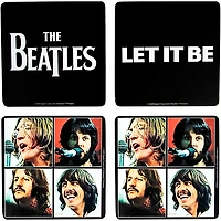 Vandor The Beatles Let It Be MDF Coasters, Set of 4