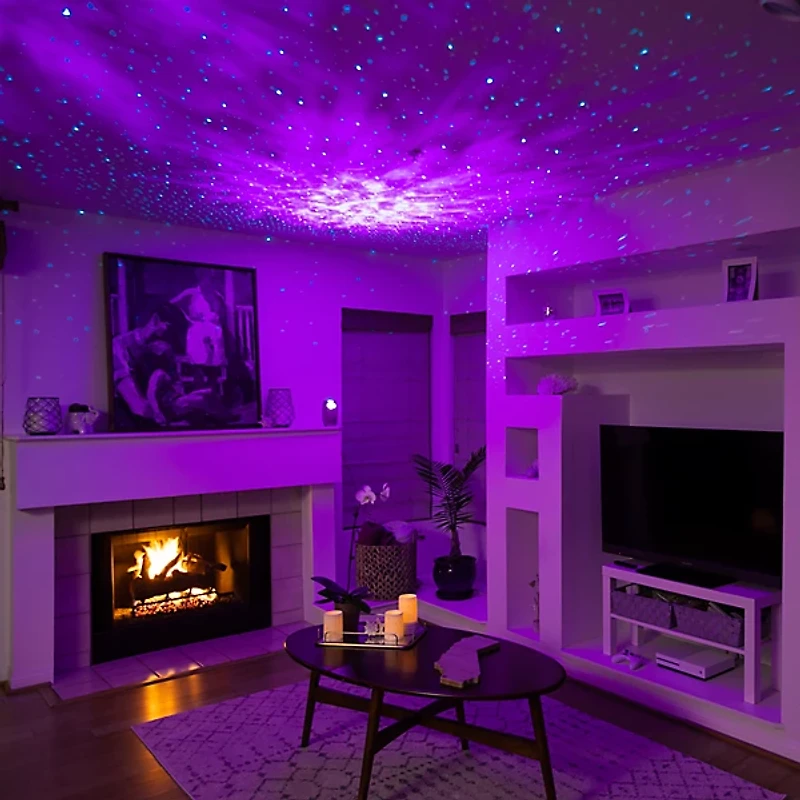 BlissLights Sky Lite LED Laser Star Projector (Purple LED/Blue Laser)