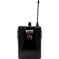 Gemini GMU-HSL100 Single Headset, Lavalier Wireless UHF Microphone System, 512-541.7mHz