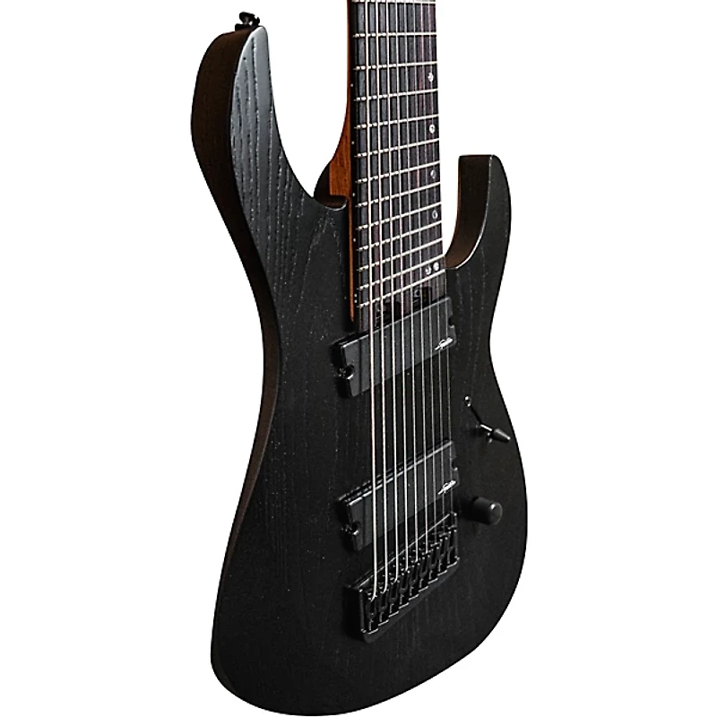 Legator Ninja Performance Multi-Scale 9-String Electric Guitar Satin Stealth Black