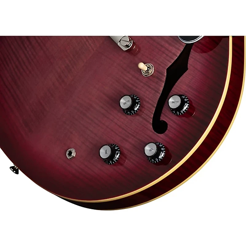 Epiphone ES-335 Figured Limited-Edition Semi-Hollow Electric Guitar Raspberry Burst