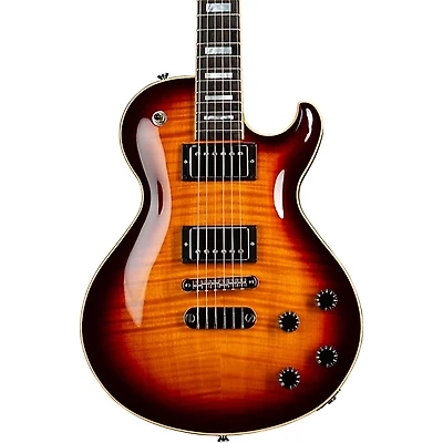 Dean USA Thoroughbred Flame Top Electric Guitar Trans Brazilia