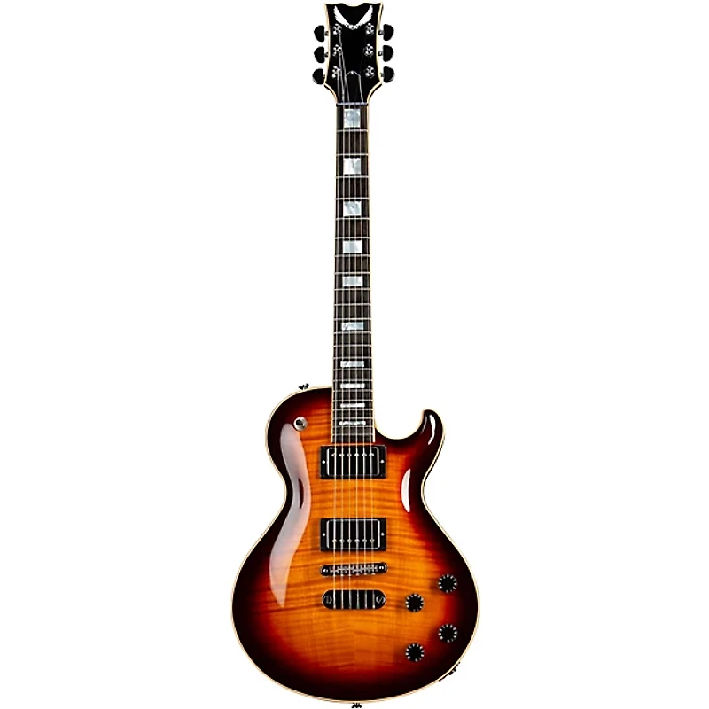 Dean USA Thoroughbred Flame Top Electric Guitar Trans Brazilia