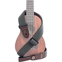 Kala Herringbone Ukulele Strap - Olive
