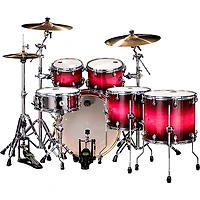 Mapex LT628S Armory Series 6-Piece Studioease Shell Pack Fast Toms With 22" Bass Drum Tanzanite Burst