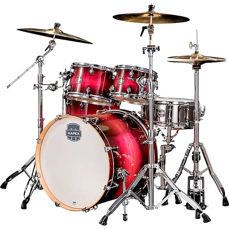 Mapex LT628S Armory Series 6-Piece Studioease Shell Pack Fast Toms With 22" Bass Drum Tanzanite Burst