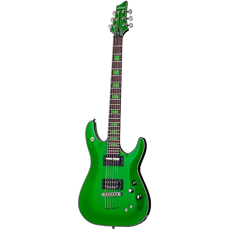 Schecter Guitar Research Kenny Hickey Solo 6 Electric Guitar Steele Green