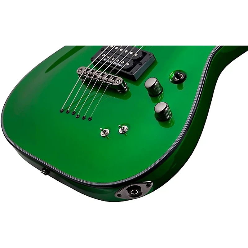Schecter Guitar Research Kenny Hickey Solo 6 Electric Guitar Steele Green