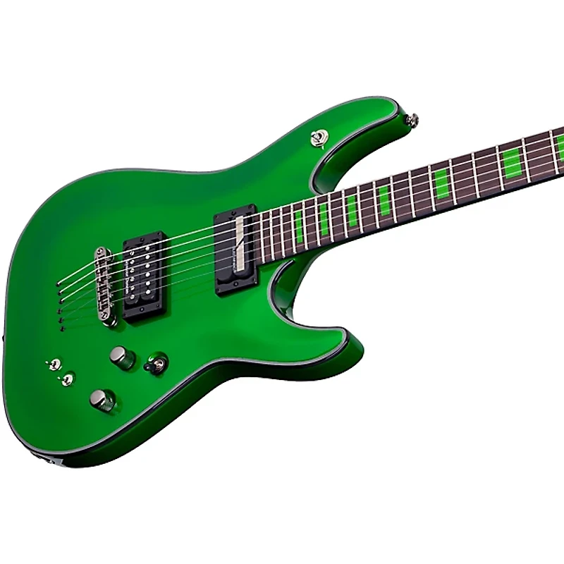 Schecter Guitar Research Kenny Hickey Solo 6 Electric Guitar Steele Green