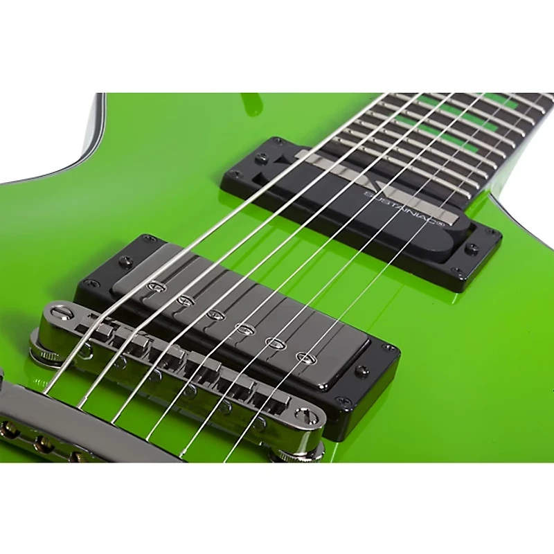 Schecter Guitar Research Kenny Hickey Solo 6 Electric Guitar Steele Green