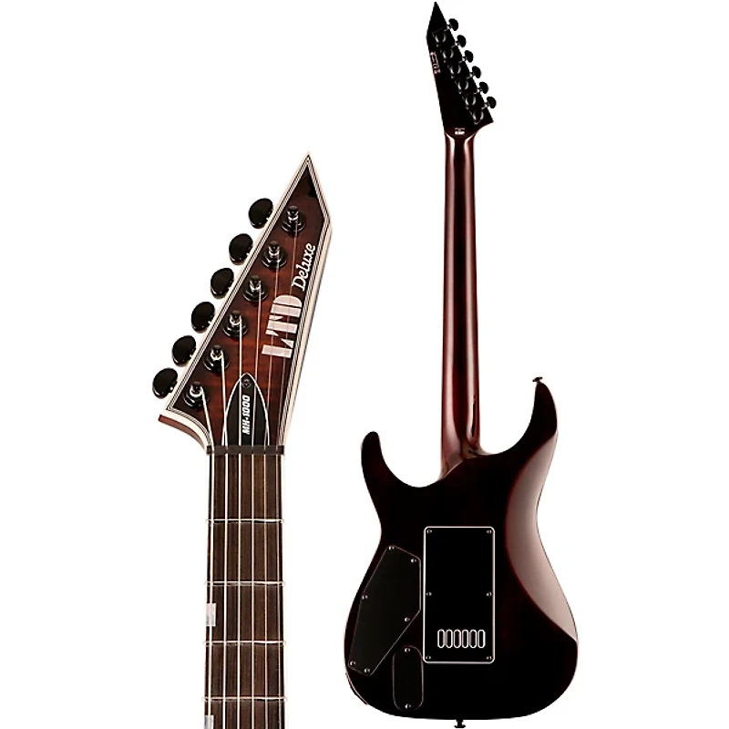ESP LTD MH-1000 EverTune Electric Guitar Dark Brown Sunburst