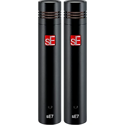 sE Electronics sE7 Small-Diaphragm Condenser Microphone - Matched Pair Black