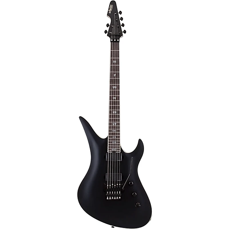 Schecter Guitar Research Avenger FR SLS Elite Evil Twin Electric Guitar Satin Black