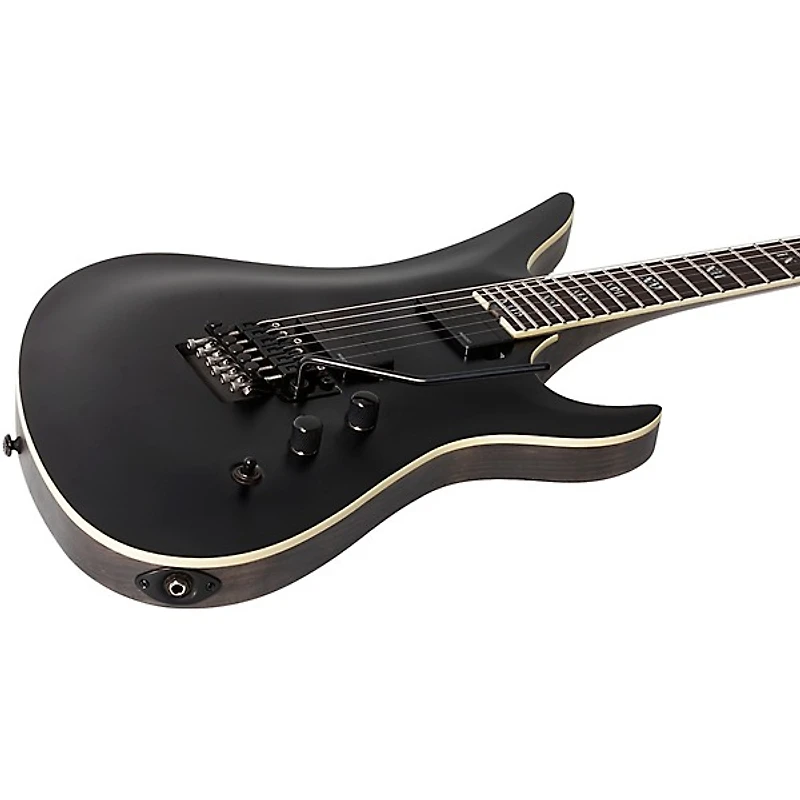 Schecter Guitar Research Avenger FR SLS Elite Evil Twin Electric Guitar Satin Black
