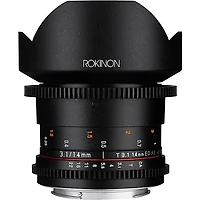 Rokinon Cine DS 14mm T3.1 Utlra Wide-Angle Cine Lens for Canon EF