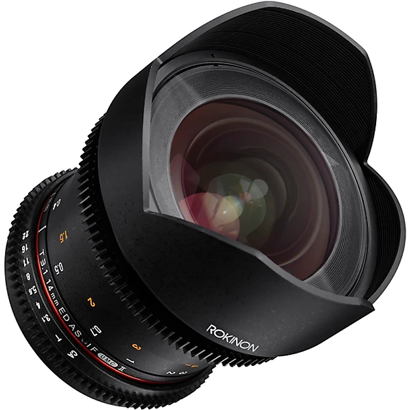 Rokinon Cine DS 14mm T3.1 Utlra Wide-Angle Cine Lens for Canon EF