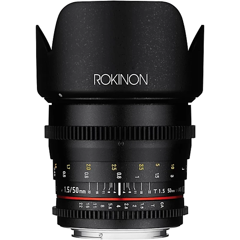 Rokinon Cine DS 50mm T1.5 Cine Lens for Canon EF