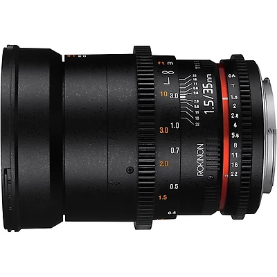 Rokinon Cine DS 35mm T1.5 Wide Angle Cine Lens for Micro Four Thirds