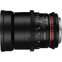 Rokinon Cine DS 35mm T1.5 Wide Angle Cine Lens for Micro Four Thirds