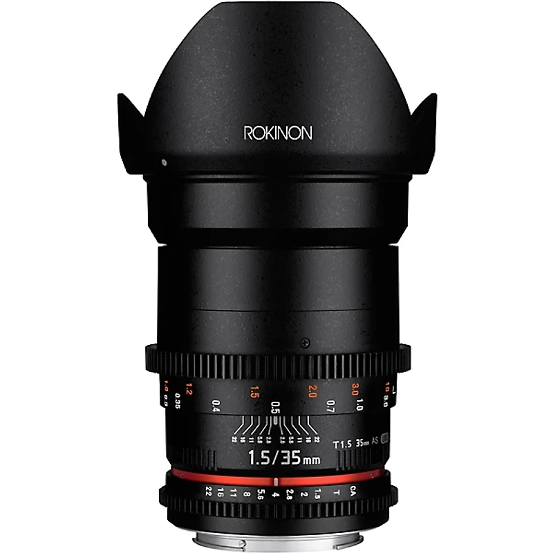 Rokinon Cine DS 35mm T1.5 Wide Angle Cine Lens for Micro Four Thirds