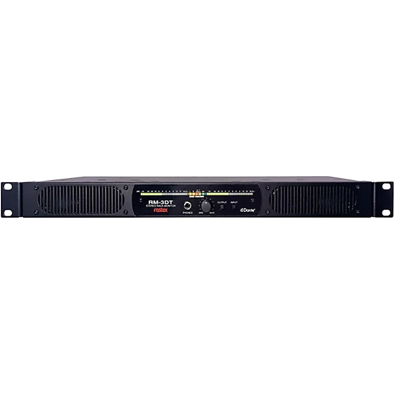 Fostex RM3DT Rack Mount Stereo Monitor Speaker with Dante