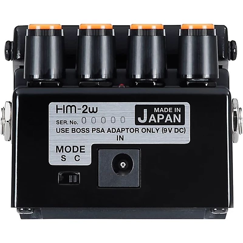 BOSS Waza Craft HM-2W Heavy Metal Distortion Effects Pedal Black