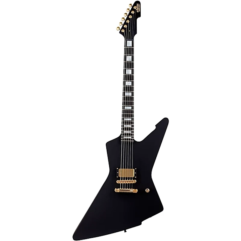 Schecter Guitar Research Cesar Soto E-1 Electric Guitar Satin Black