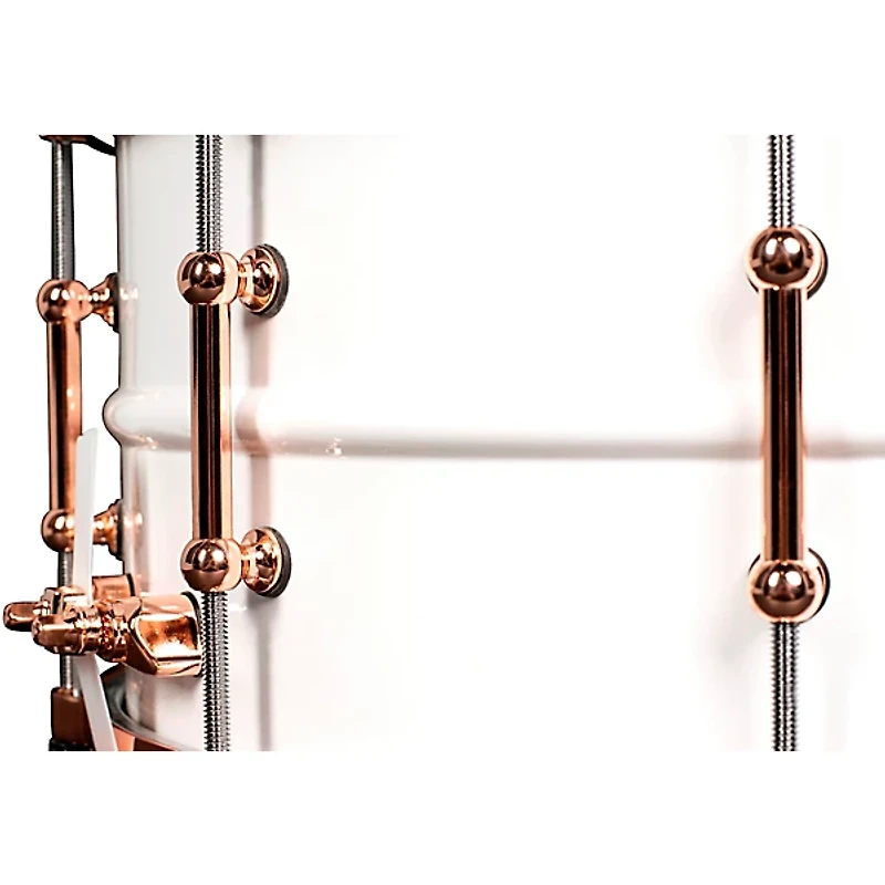 Restock Ludwig Polar-Phonic Brass Snare Drum With Copper Hardware 14 x 6.5 in.