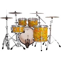 Ludwig Classic Maple 4-Piece Mod Shell Pack With 22" Bass Drum Citrus Mod