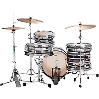 Ludwig Classic Maple 3-Piece Jazzette Shell Pack With 18" Bass Drum Digital Sparkle