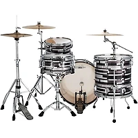 Ludwig Classic Maple 3-Piece Fab Shell Pack With 22" Bass Drum Digital Sparkle