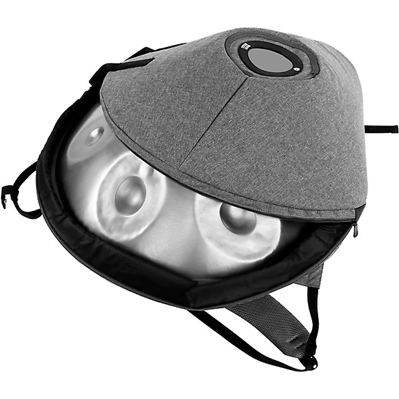 X8 Drums Pro Handpan D Kurd Stainless Steel With Bag, 9 Notes