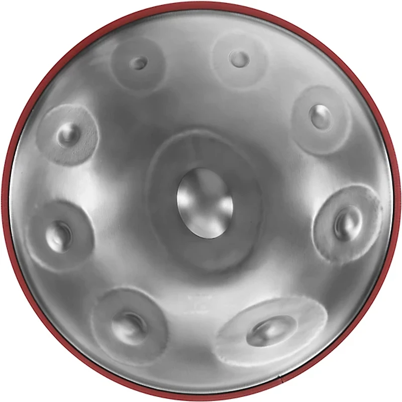 X8 Drums Pro Handpan D Amara Stainless Steel With Bag, 9 Notes