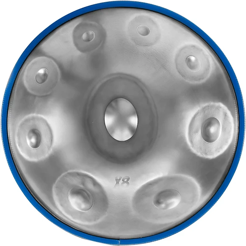 X8 Drums Pro Handpan E Pakmoon Stainless Steel With Bag, 9 Notes