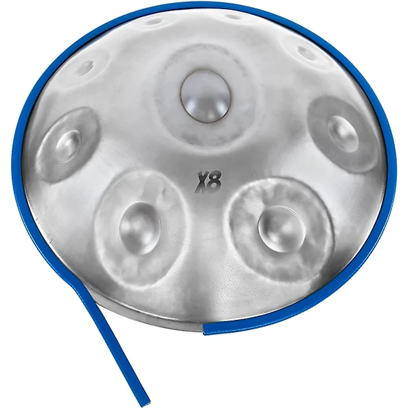 X8 Drums Pro Handpan E Pakmoon Stainless Steel With Bag, 9 Notes