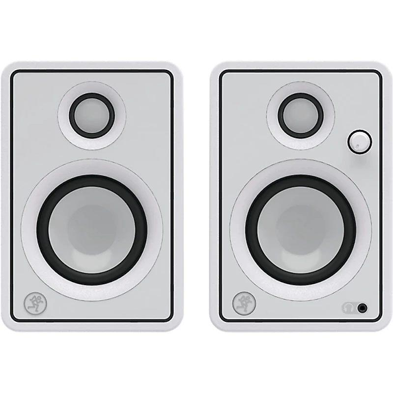 Mackie CR3-XBTLTD-WHT-DRVR 3" Multimedia Monitors With Bluetooth in Limited-Edition White
