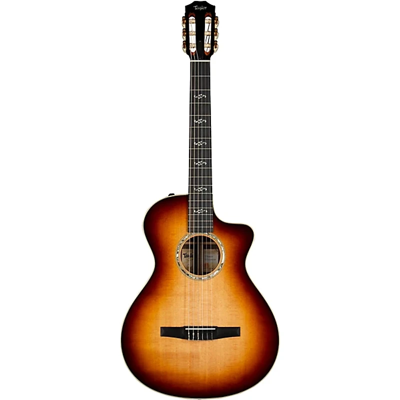 Taylor Special Edition 412ce-NR Rosewood Nylon Grand Concert Acoustic-Electric Guitar Shaded Edge Burst