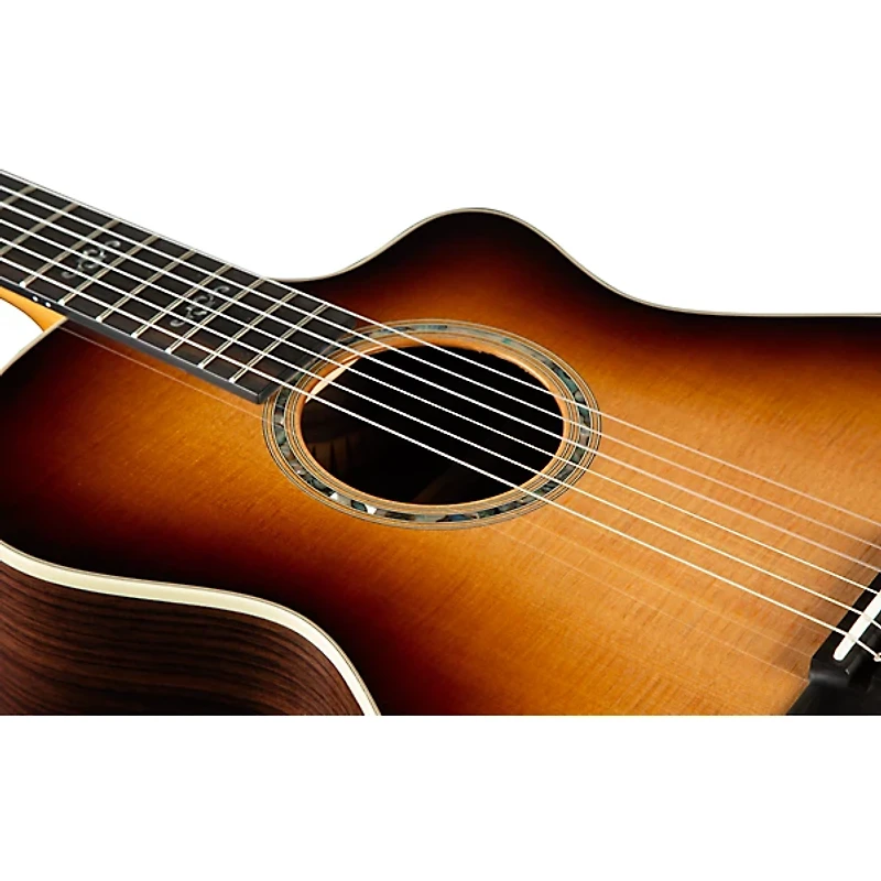 Taylor Special Edition 412ce-NR Rosewood Nylon Grand Concert Acoustic-Electric Guitar Shaded Edge Burst