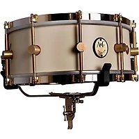 A&F Drum  Co 1901 Limited-Edition 14x6.5" Antique White Steam Bent Maple Snare Drum