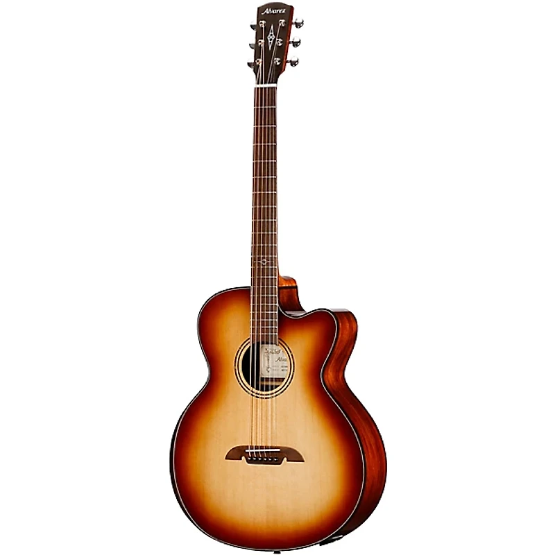 Alvarez ABT710CEARSHB Artist Series Acoustic-Electric Baritone Guitar Shadow Burst