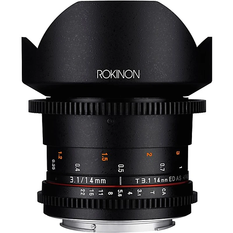 Rokinon Cine DS 14mm T3.1 Ulra Wide Angle Cine Lens for Sony E-Mount