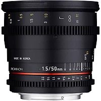 Rokinon Cine DS 50mm T1.5 Cine Lens for Sony E-Mount