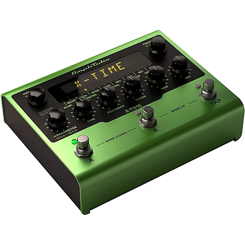 IK Multimedia AmpliTube X-TIME Delay Effects Pedal Green