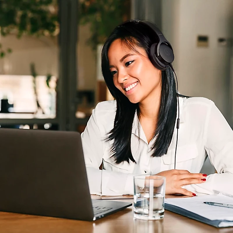 Audio-Technica ATH-S220BTBK Wireless On-Ear Headphones Black