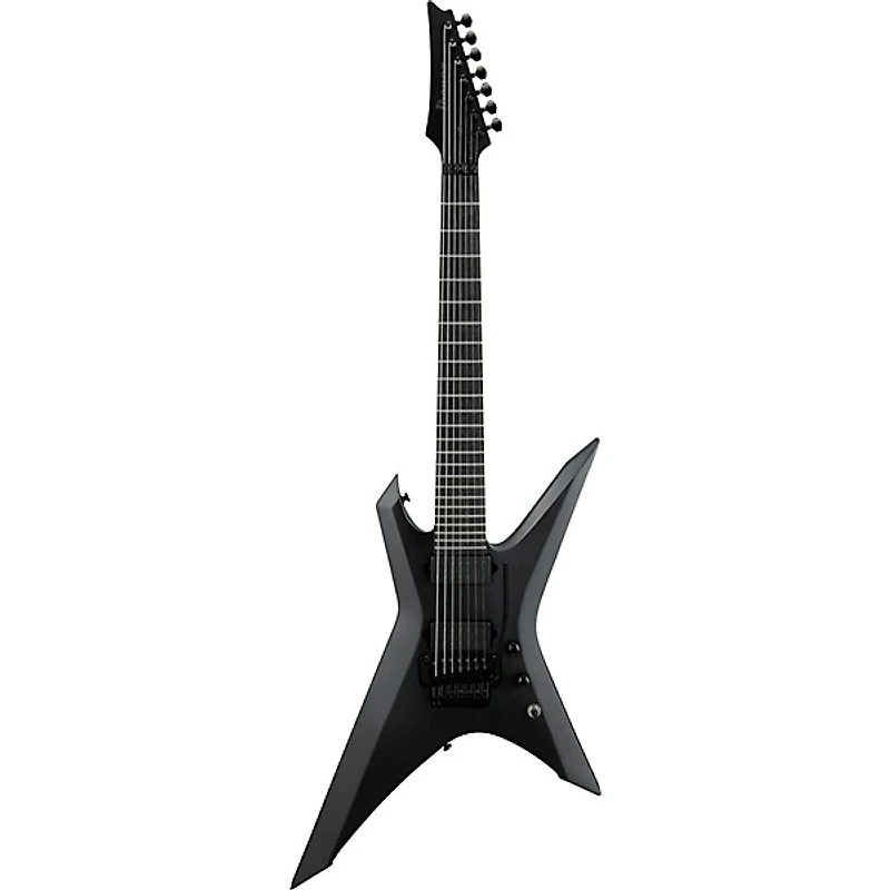 Ibanez Xiphos Iron Label 7str Electric Guitar Black Flat