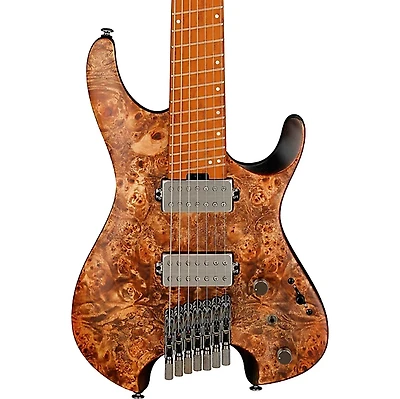 Ibanez QX Headless 7-String Electric Guitar Antique Brown Stained