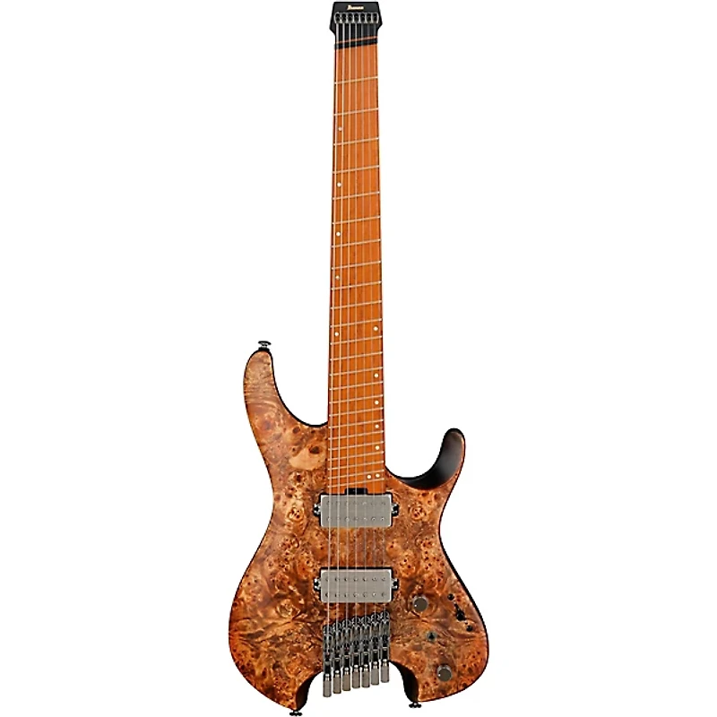 Ibanez QX Headless 7-String Electric Guitar Antique Brown Stained